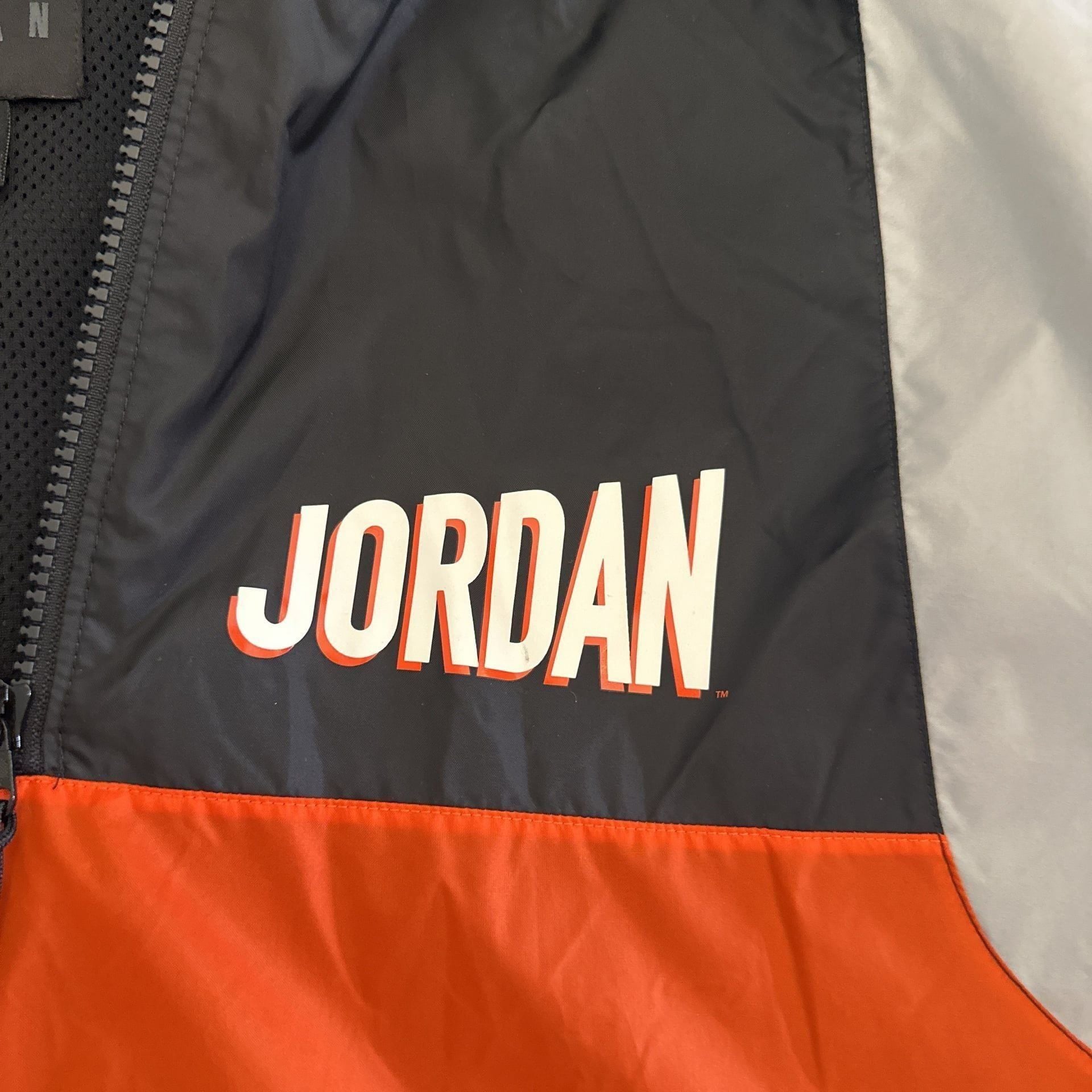 Nike Jordan Flight MVP Hoodie PullOver Jackie Size L Color Orange Black... 4