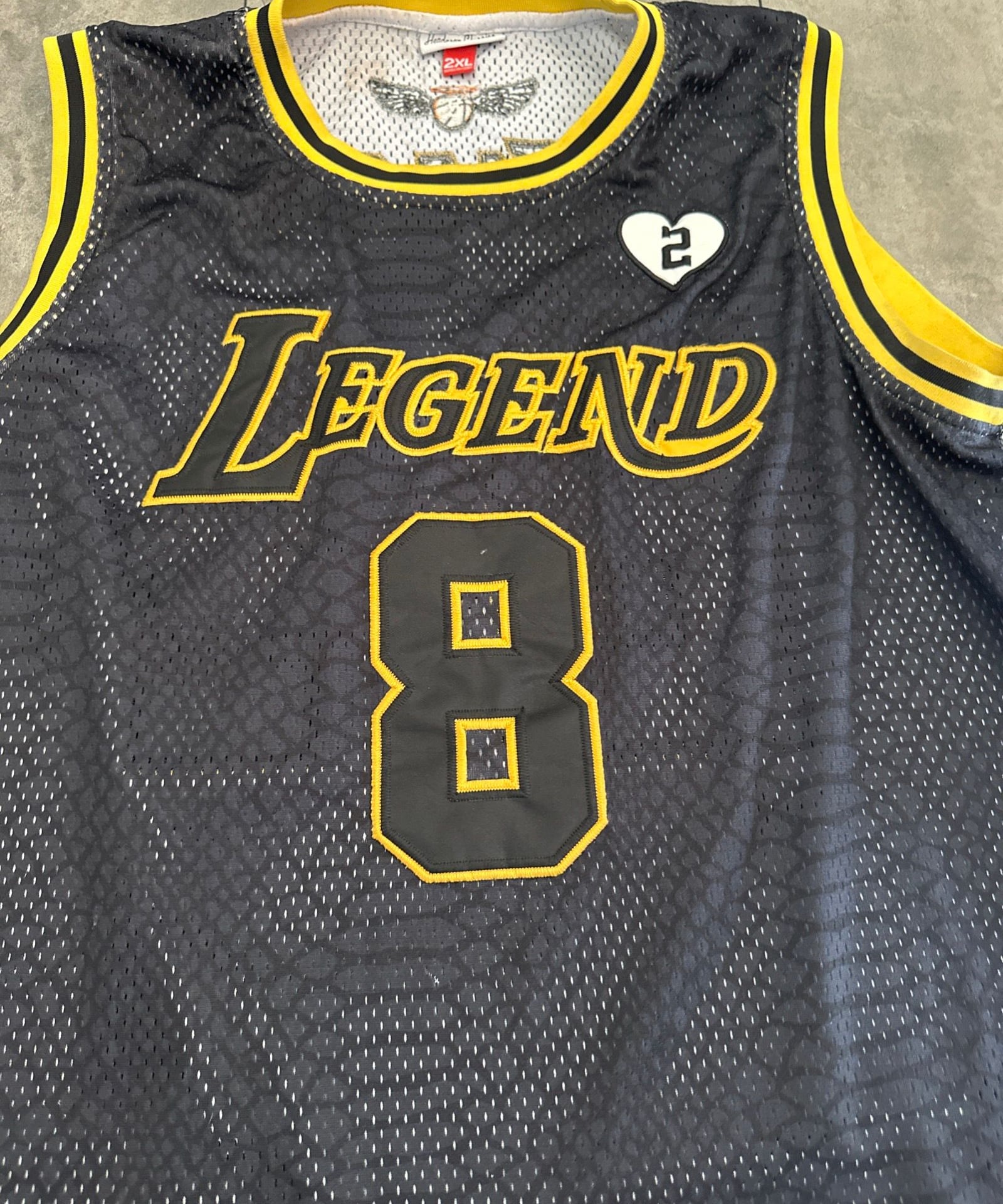 HEADGEAR Classics LEGEND MAMBA #8 Youth BASKETBALL JERSEY 2xl 5