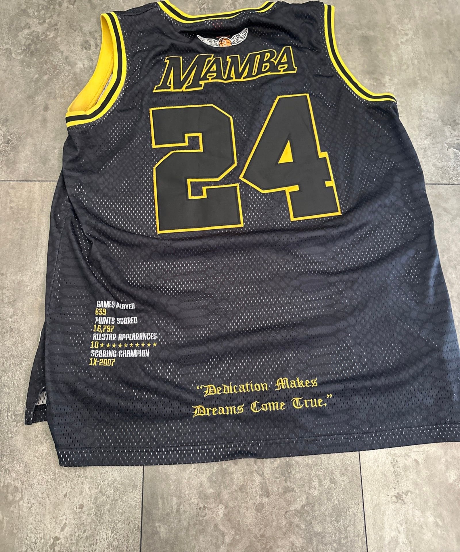 HEADGEAR Classics LEGEND MAMBA #8 Youth BASKETBALL JERSEY 2xl 7