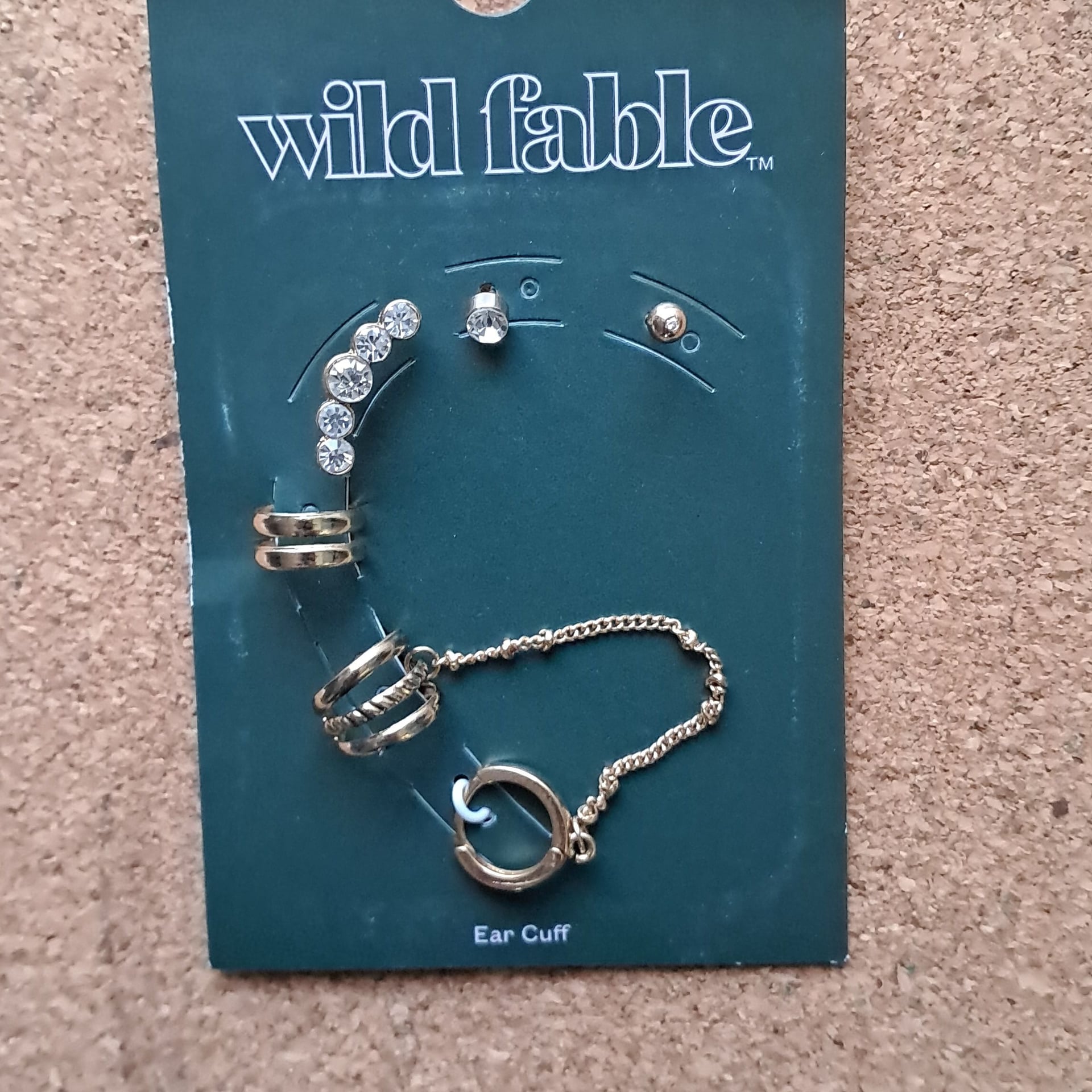 Wild Fable Mixed Metal Ear Cuff Set 3