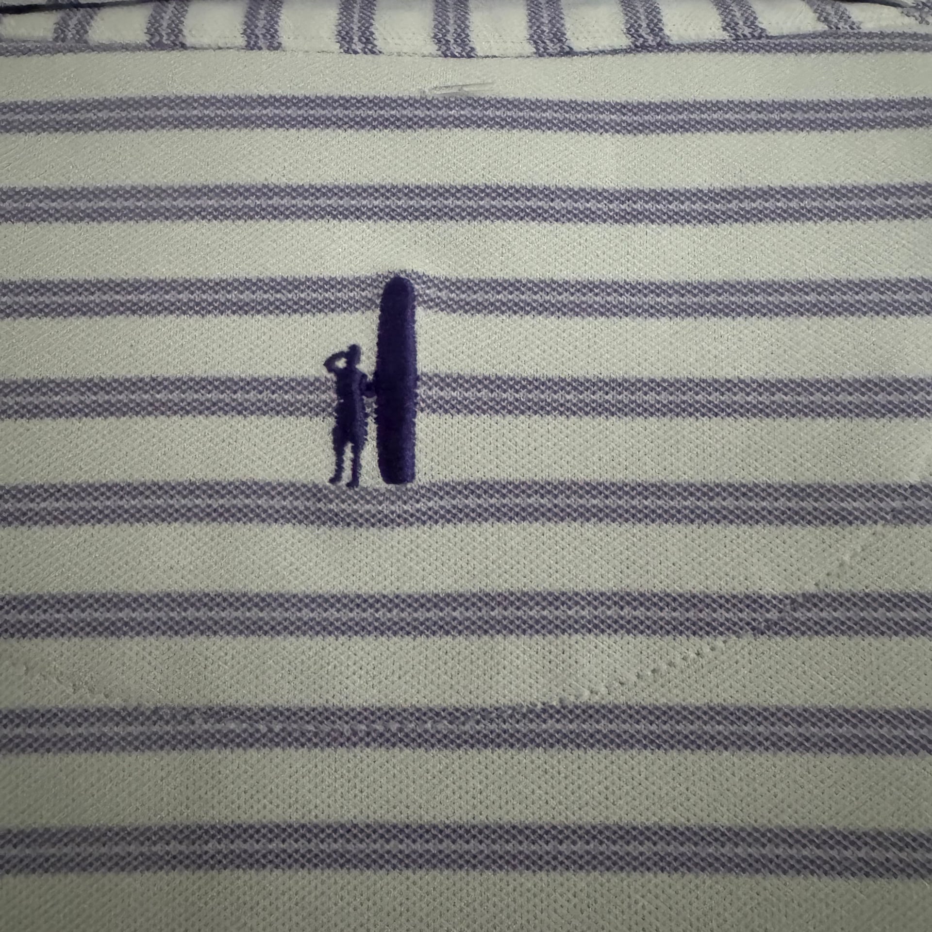 johnnie-O Lavender Striped Golf Polo Mens XL Stretch 5