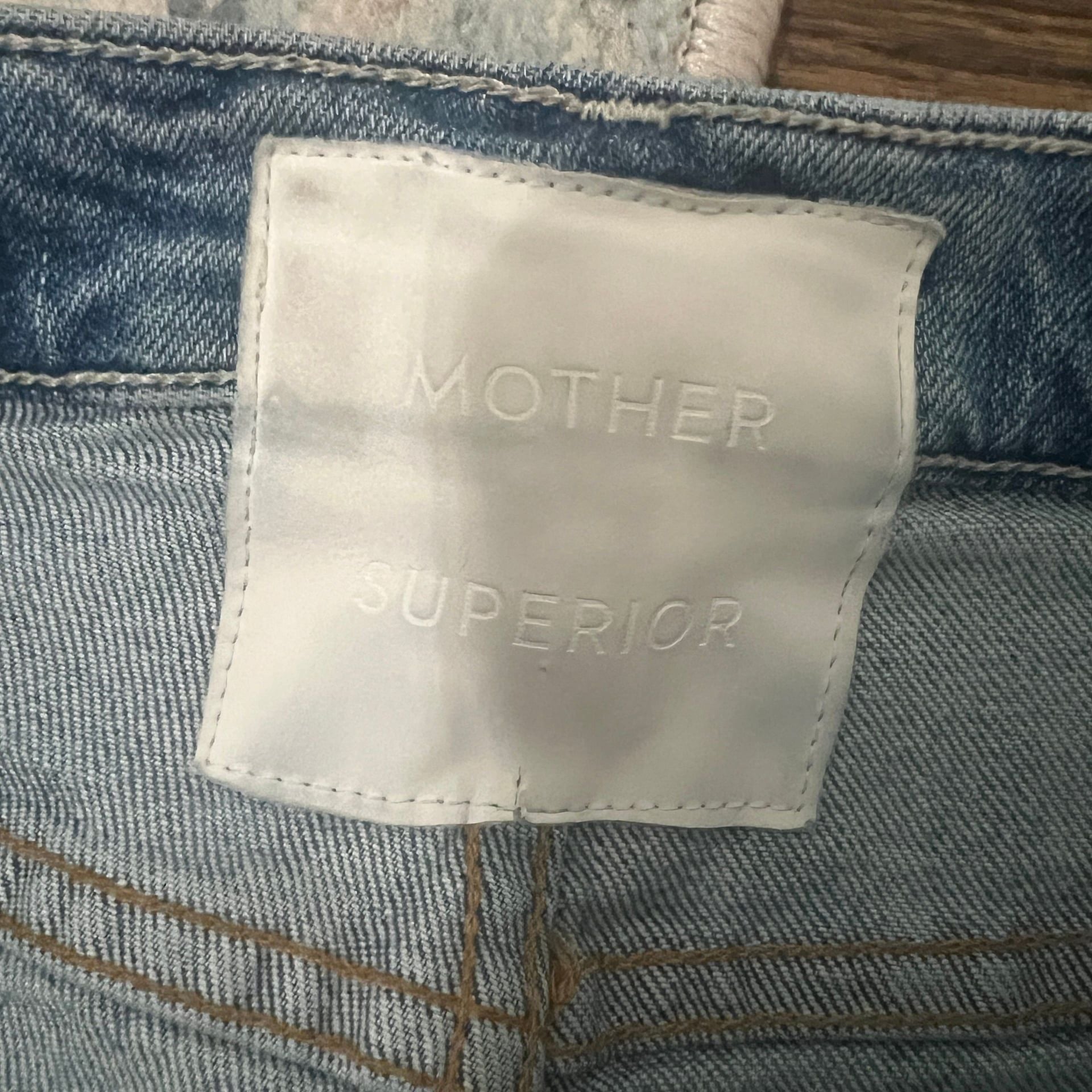 Mother The Tomcat The Confession High Rise Distressed Jeans Size 27 5