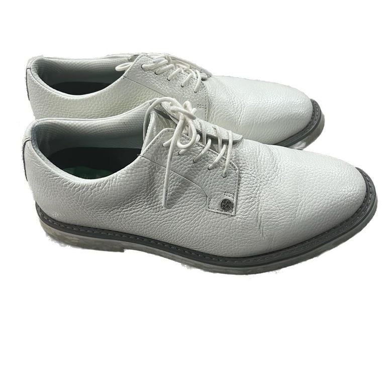 GFore MEN'S GALLIVANTER G/LOCK PEBBLE LEATHER CAMO GOLF SHOE GMF000055 Size 10 2