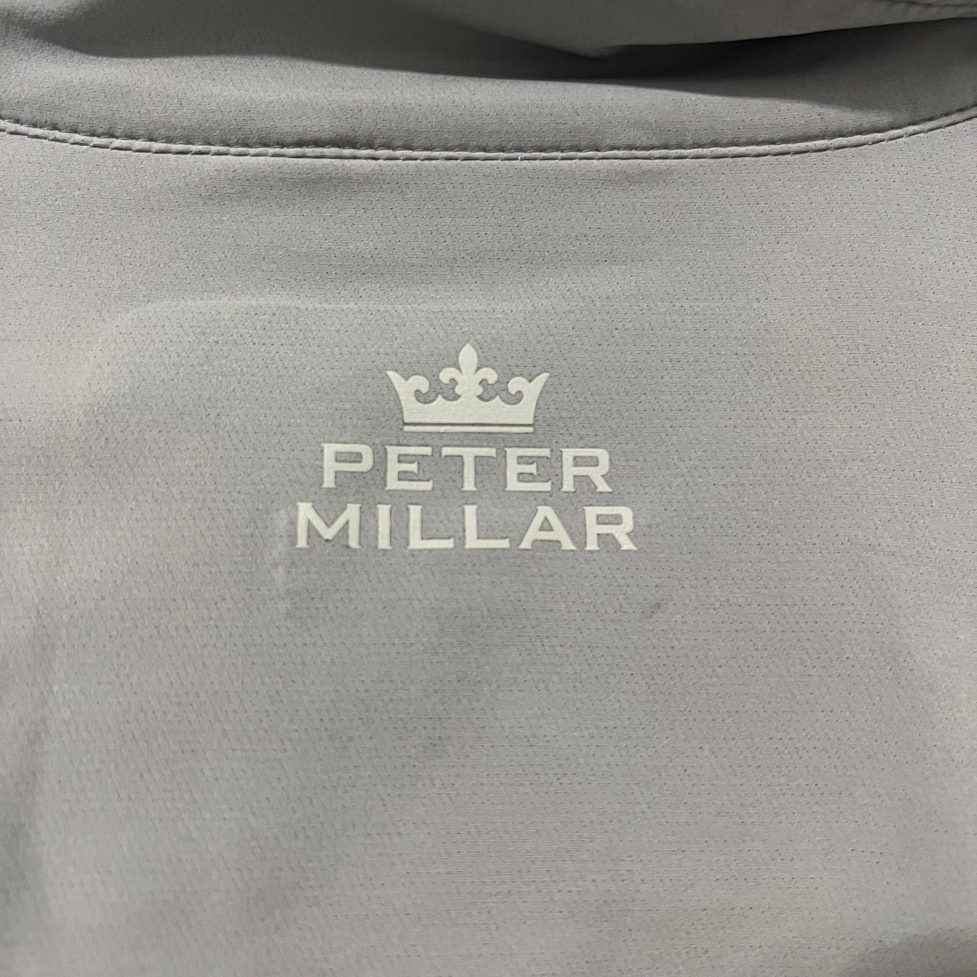 Peter Millar Crown Sport Mens Gray Sleeveless Vest Golf Lightweight Medium 5