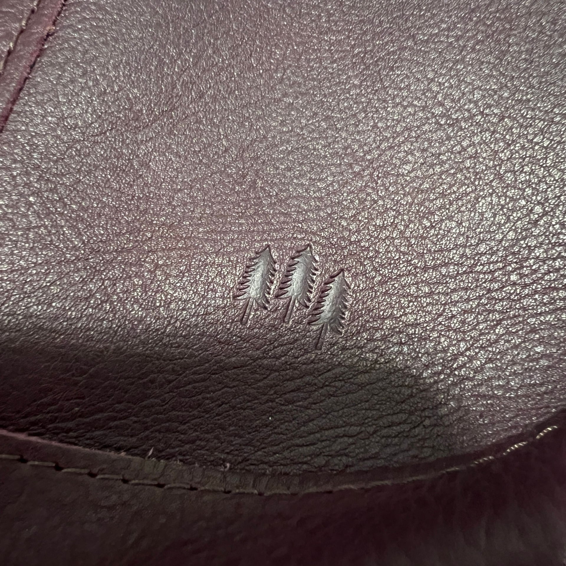 Portland Leather Nora Shoulder Bag Purple Plum Leather 5