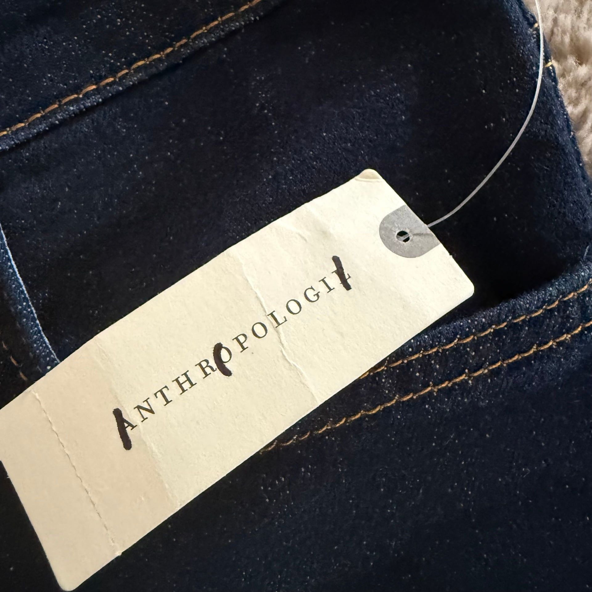 NWT Anthropologie Pilcro Scotty Cuffed High-Rise Straight-Leg Jeans Sz 26 Y2K  9
