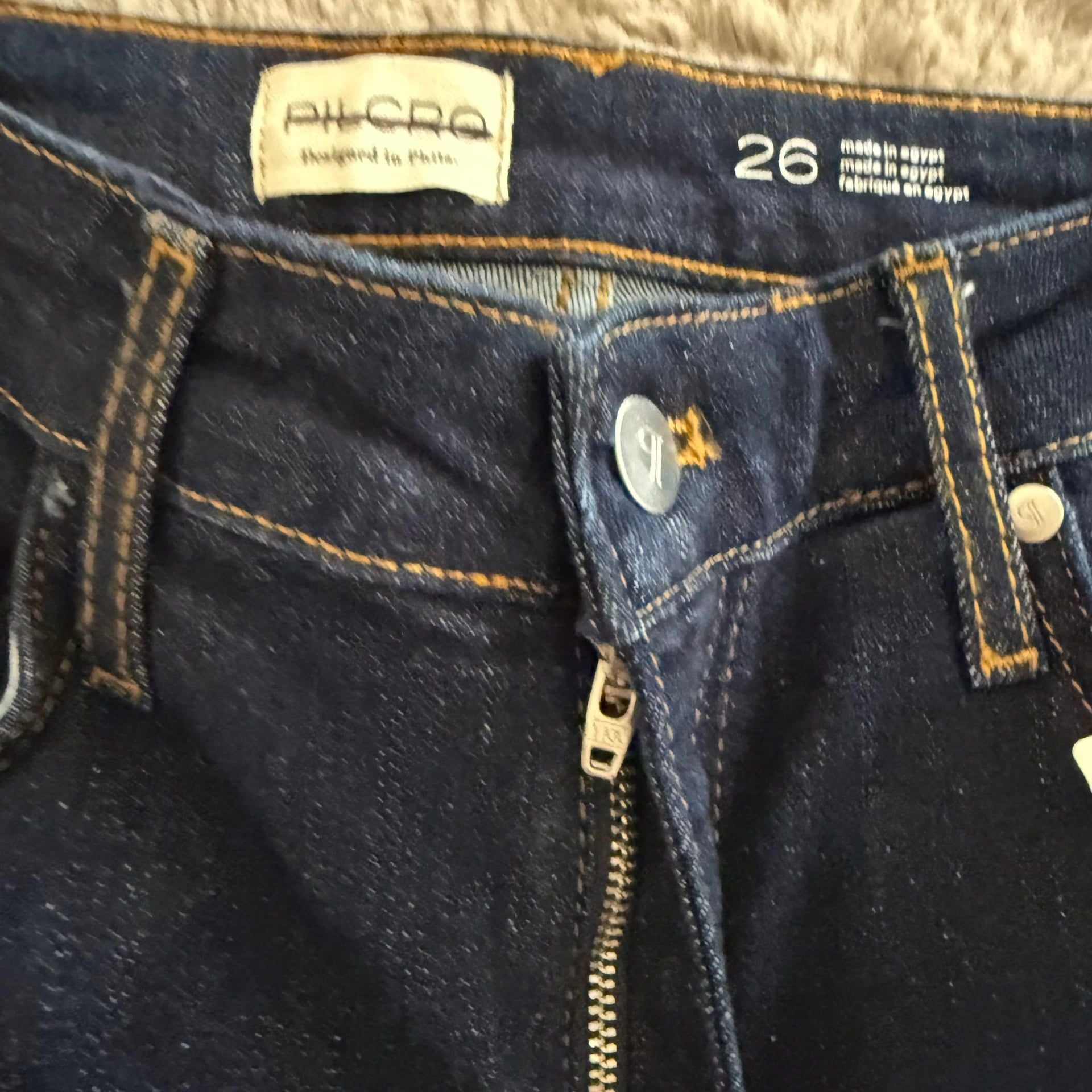 NWT Anthropologie Pilcro Scotty Cuffed High-Rise Straight-Leg Jeans Sz 26 Y2K  12