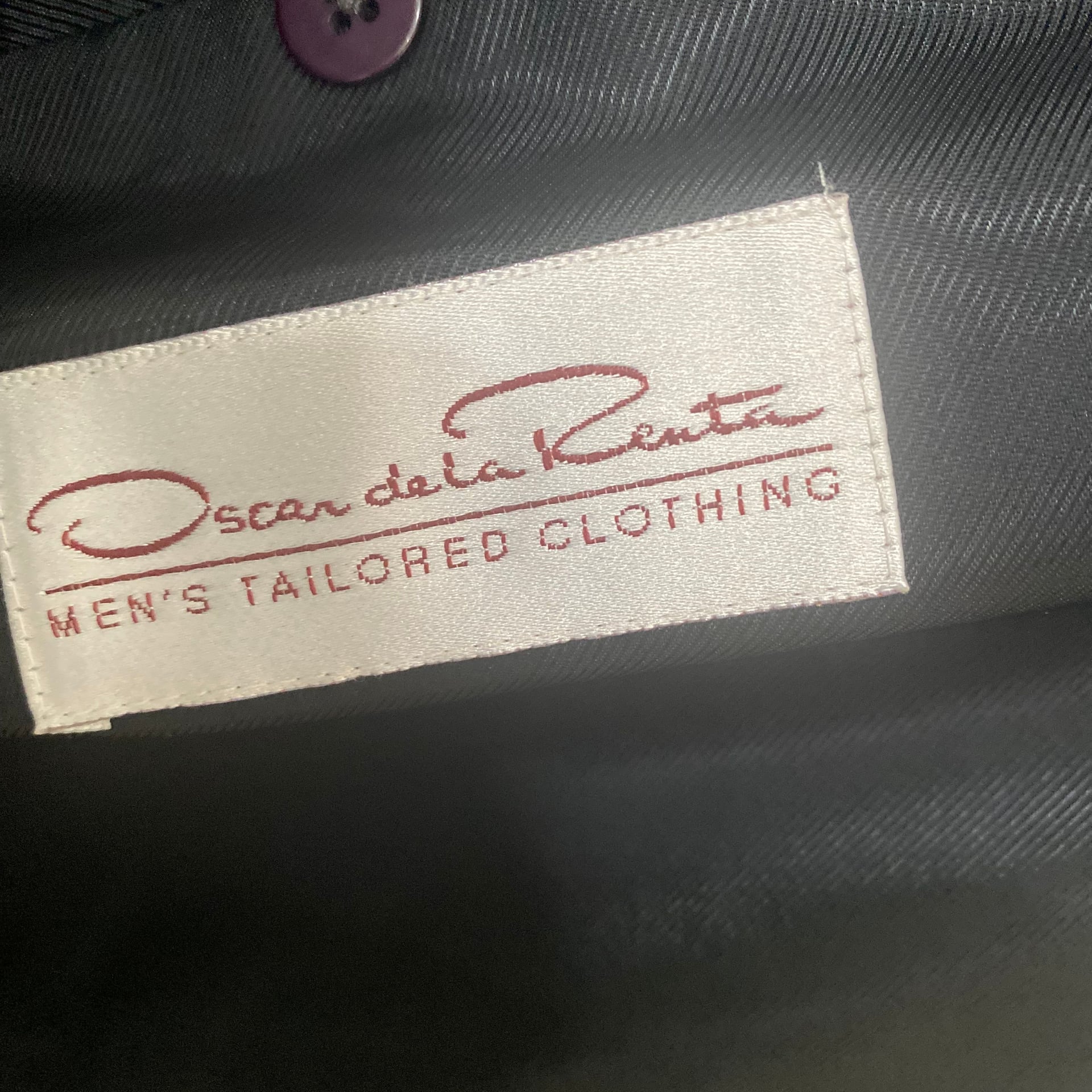 Oscar de la Renta NWT Men's Three-Piece Wool Taupe Gray Suit 42 Jckt 36 Pants 3