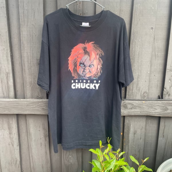 Vintage Bride of Chucky 1998 Movietee T-shirt Rare ! - ,