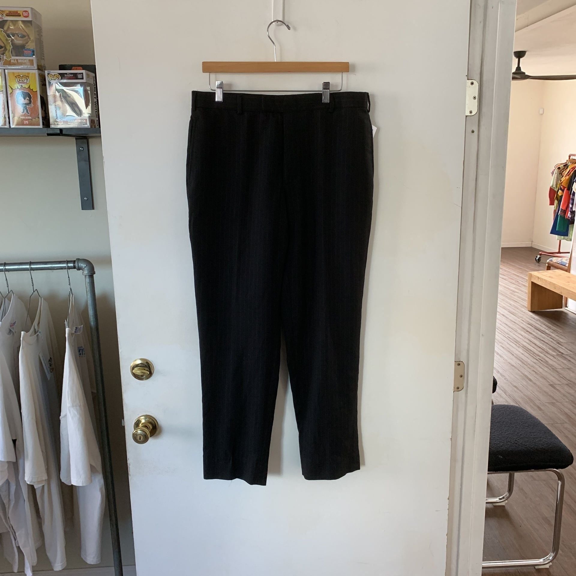 Kenneth Cole Pinstripe Trousers Size 34x30 OF 2