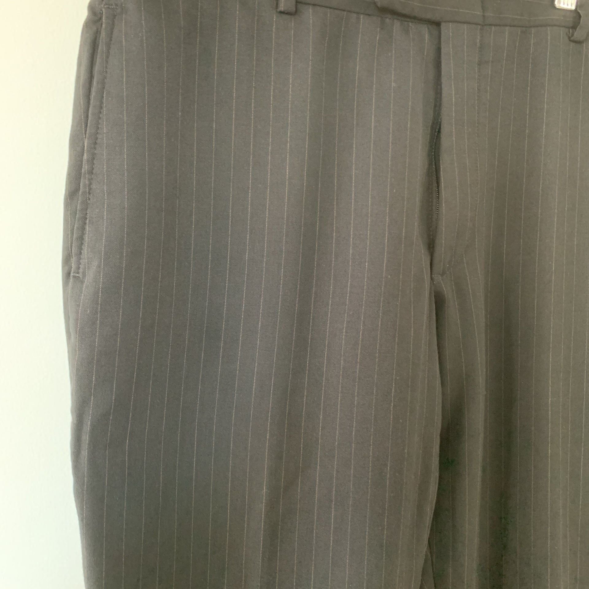 Kenneth Cole Pinstripe Trousers Size 34x30 OF 3