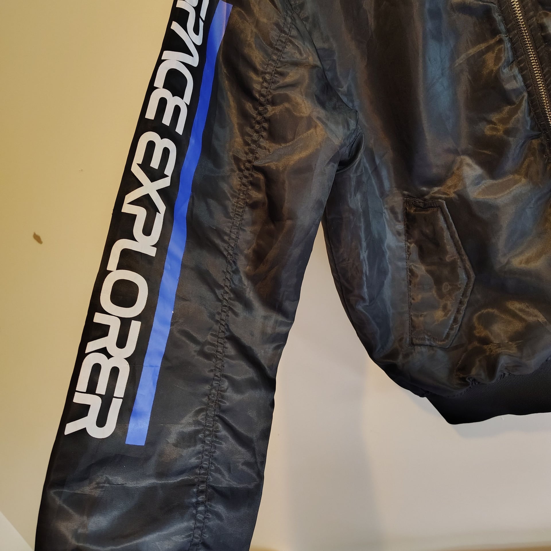 WT02 excellent NASA Collection Bomber Jacket Space 3