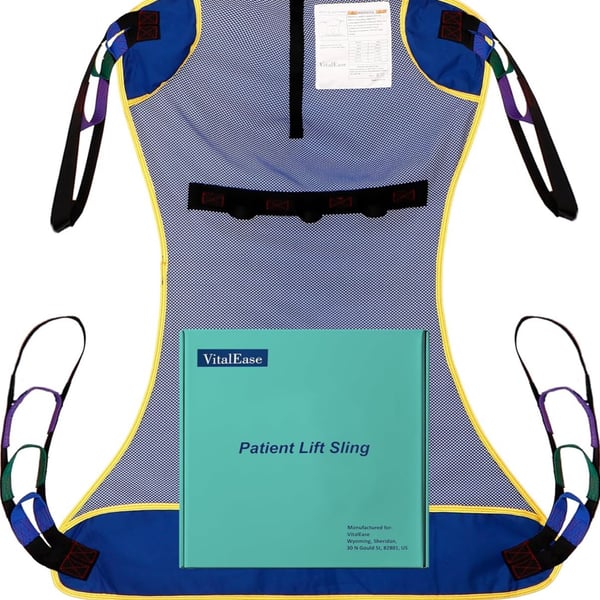 VitalEase Bedridden Patient Sling Turning Devices Bedroll Pillows Elderly Large