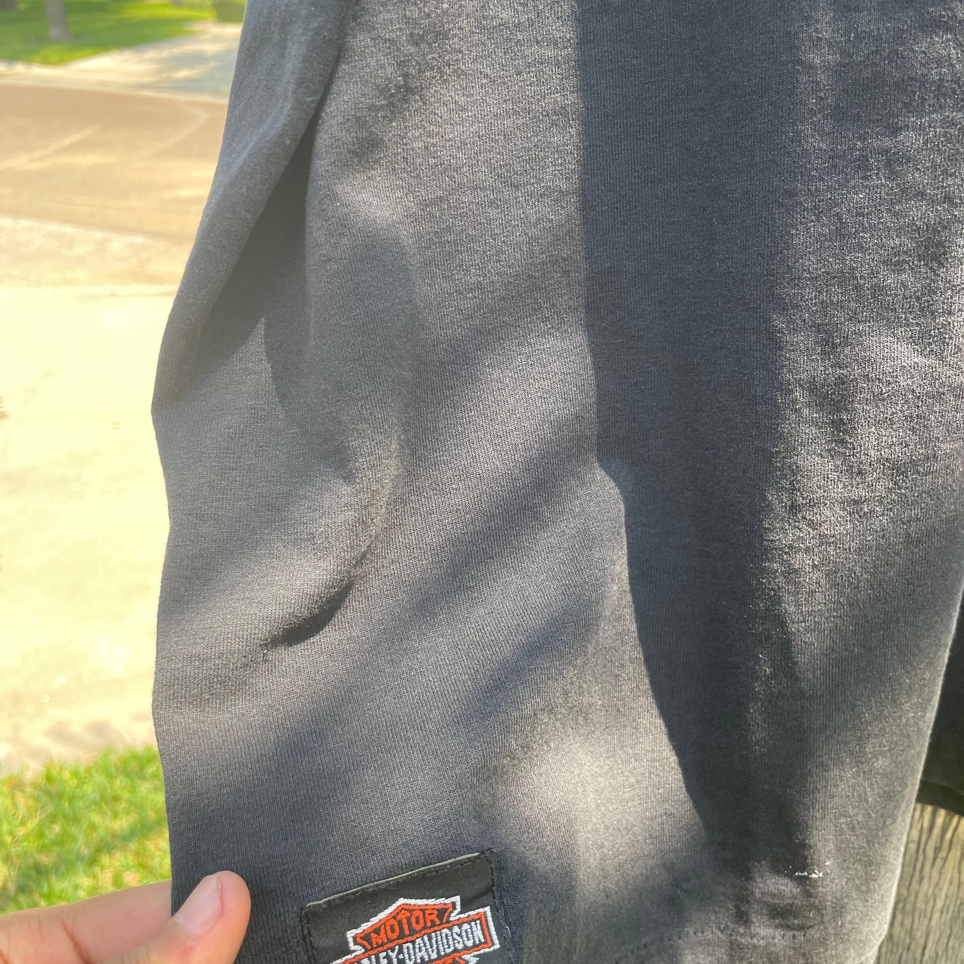 Vintage 1991 Harley Davidson The Great American Hog T shirt size XL 3-D Emblem 3