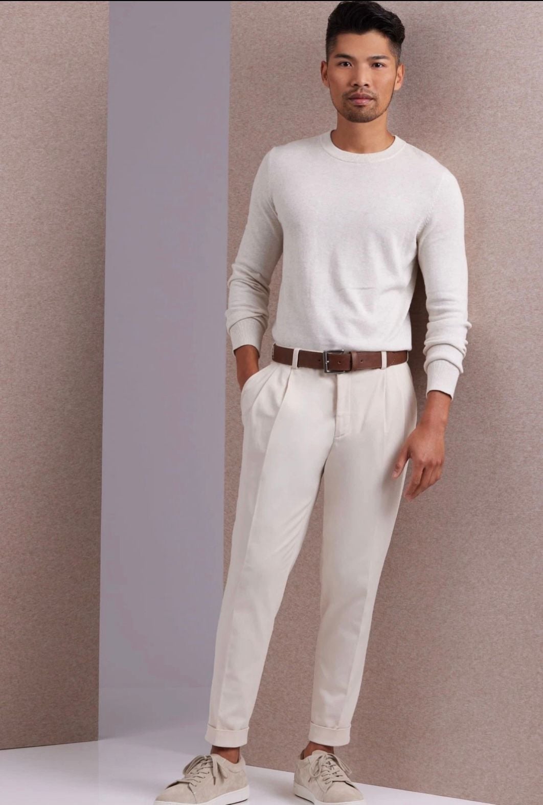 Vogue Mens Slim Fit Tapered Leg Pants Cargo Option Size 44-52 Sewing Pattern 2