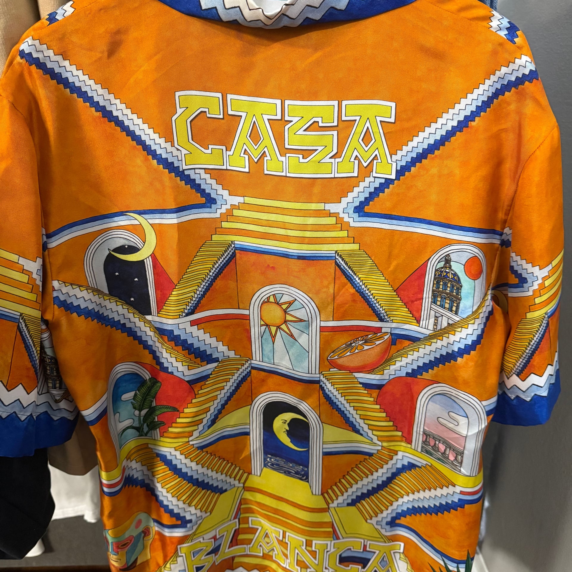 Casablanca Casablanca Escalier Infini Silk Shirt 1
