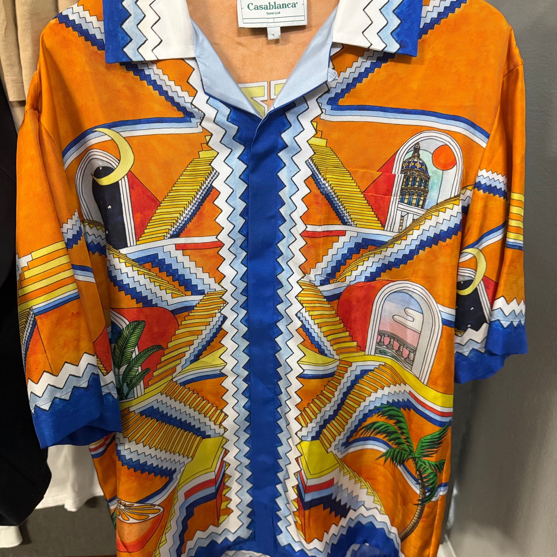 Casablanca Casablanca Escalier Infini Silk Shirt 2