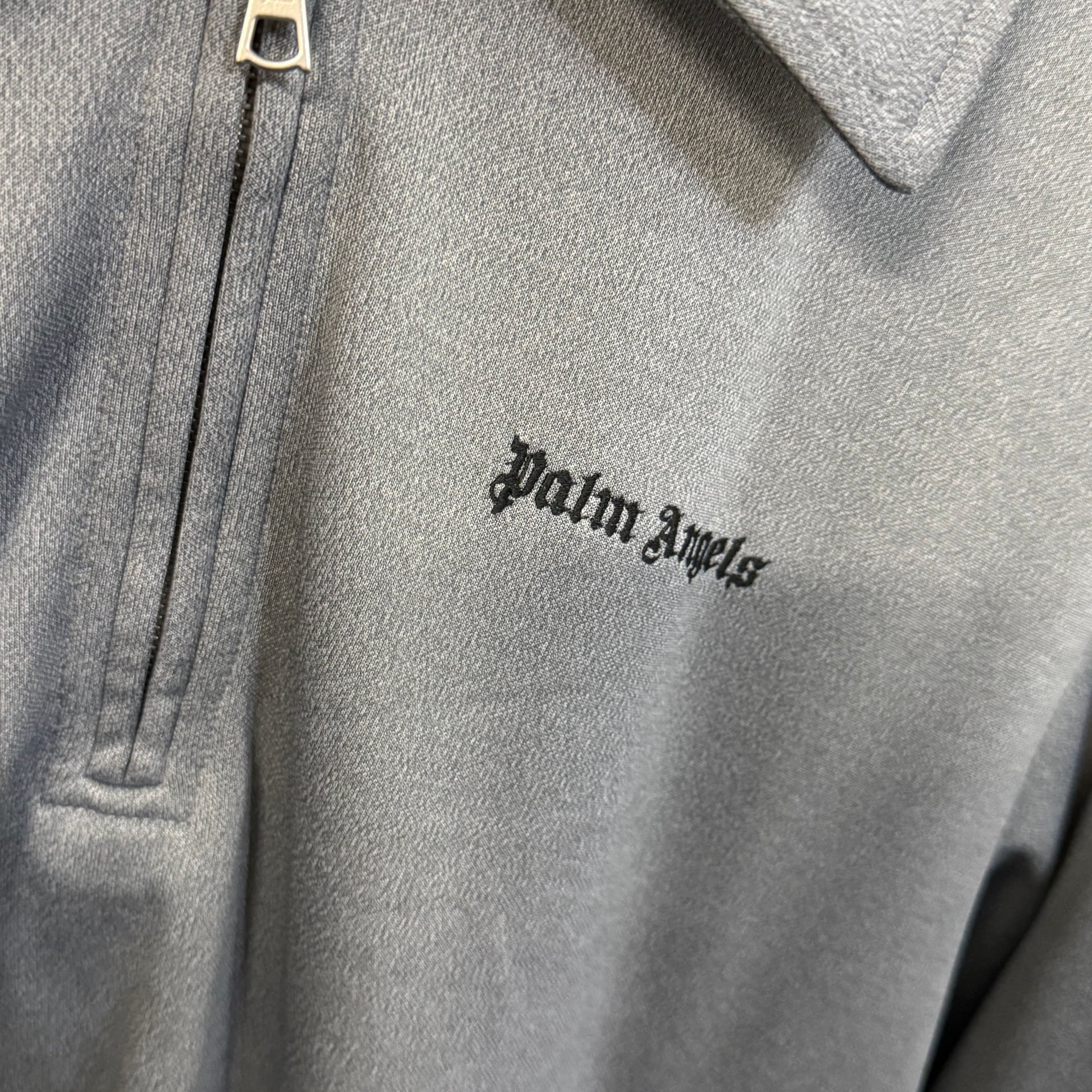 Palm Angels Men's Shirt Collar Quarter-Zip Track Jacket 3