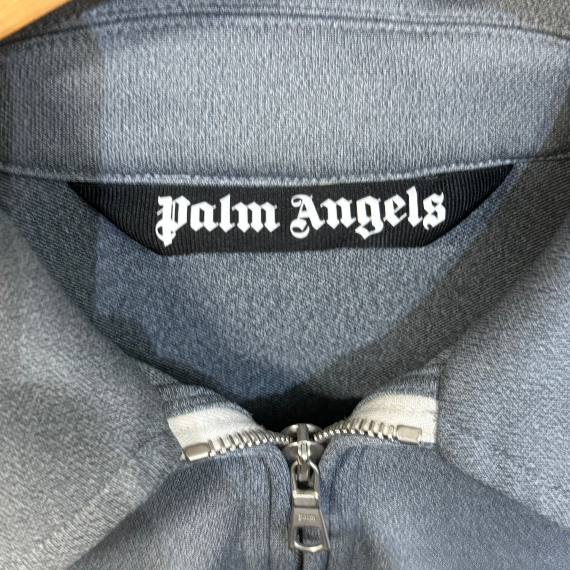 Palm Angels Men's Shirt Collar Quarter-Zip Track Jacket 4