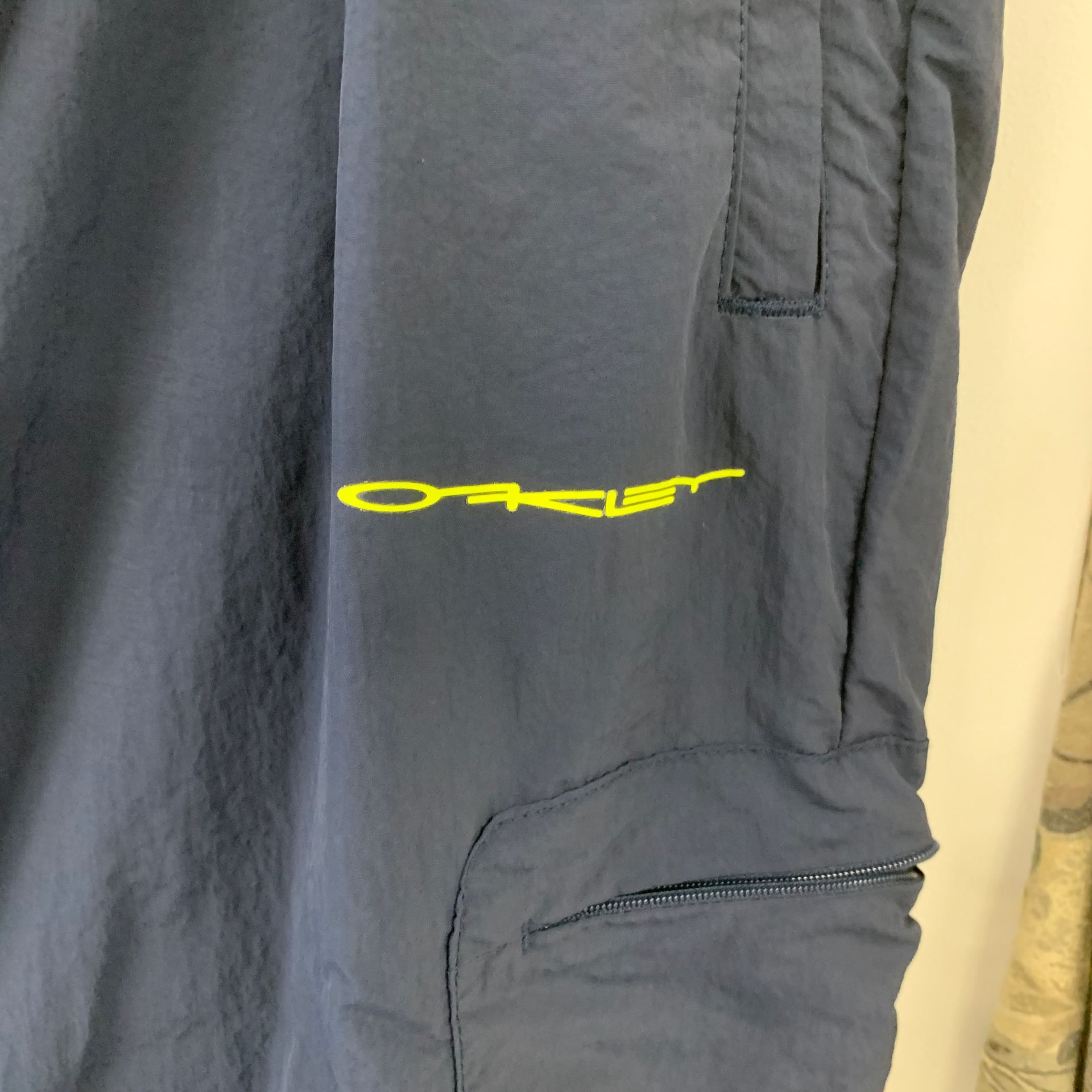 Oakley BLUE Regular Fit Cargo Pants, US S 30x28.5 OF 3