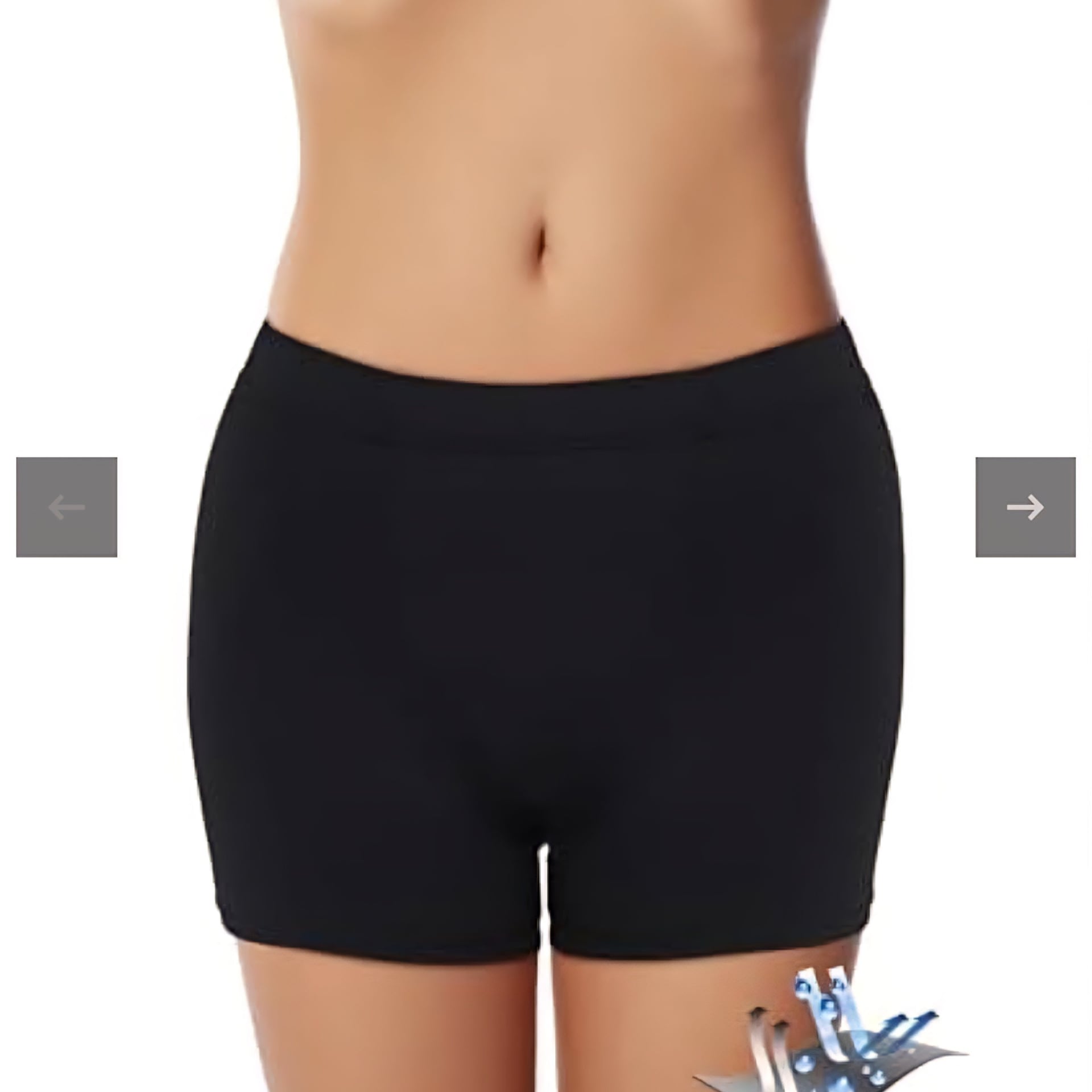 2 pack,Feitycom Women's Washable Incontinence/Period Boxer Shorts Black,Small 1