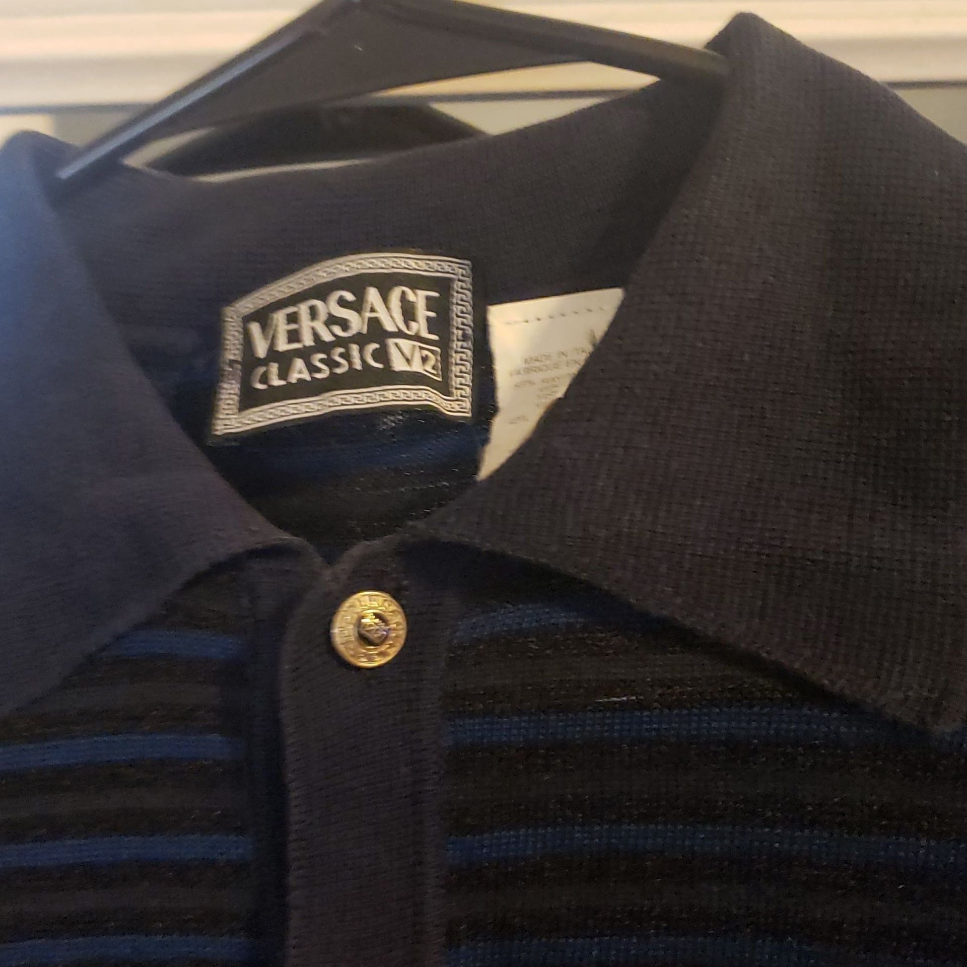 Vintage Versace Jeans Couture Medusa Polo T Shirt 1