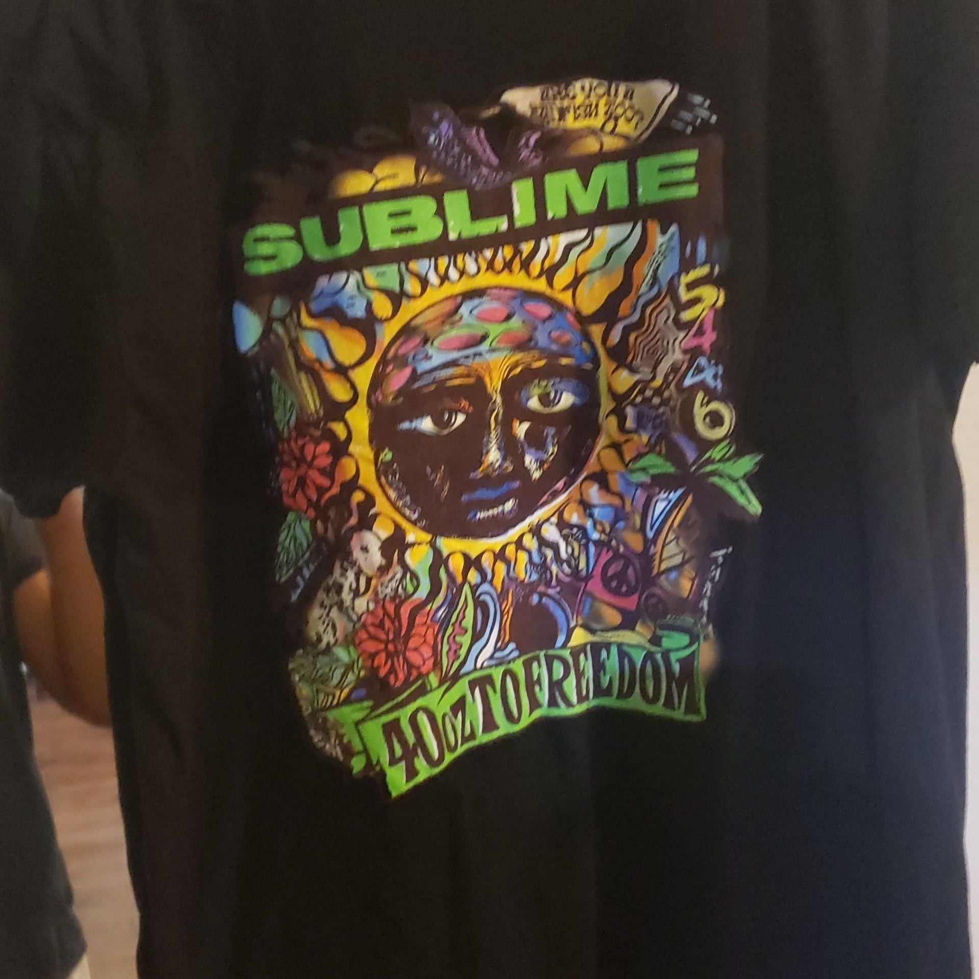 NWOT SUBLIME 40Oz To Freedom Short Sleeve T-shirt Tee Vintage Wash Unisex Medium 1