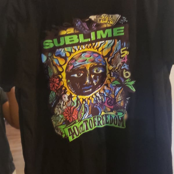 NWOT SUBLIME 40Oz To Freedom Short Sleeve T-shirt Tee Vintage Wash Unisex Medium