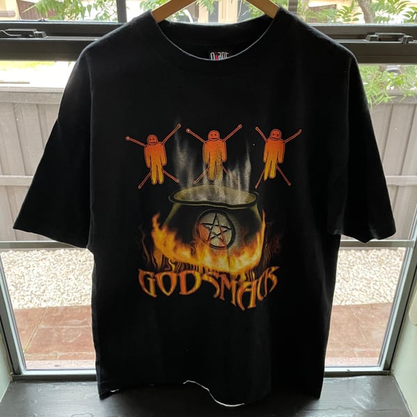 Vtg Godsmack Voodoo Tour 1999 T Shirt 90s Heavy Metal Rock XL Keep Away