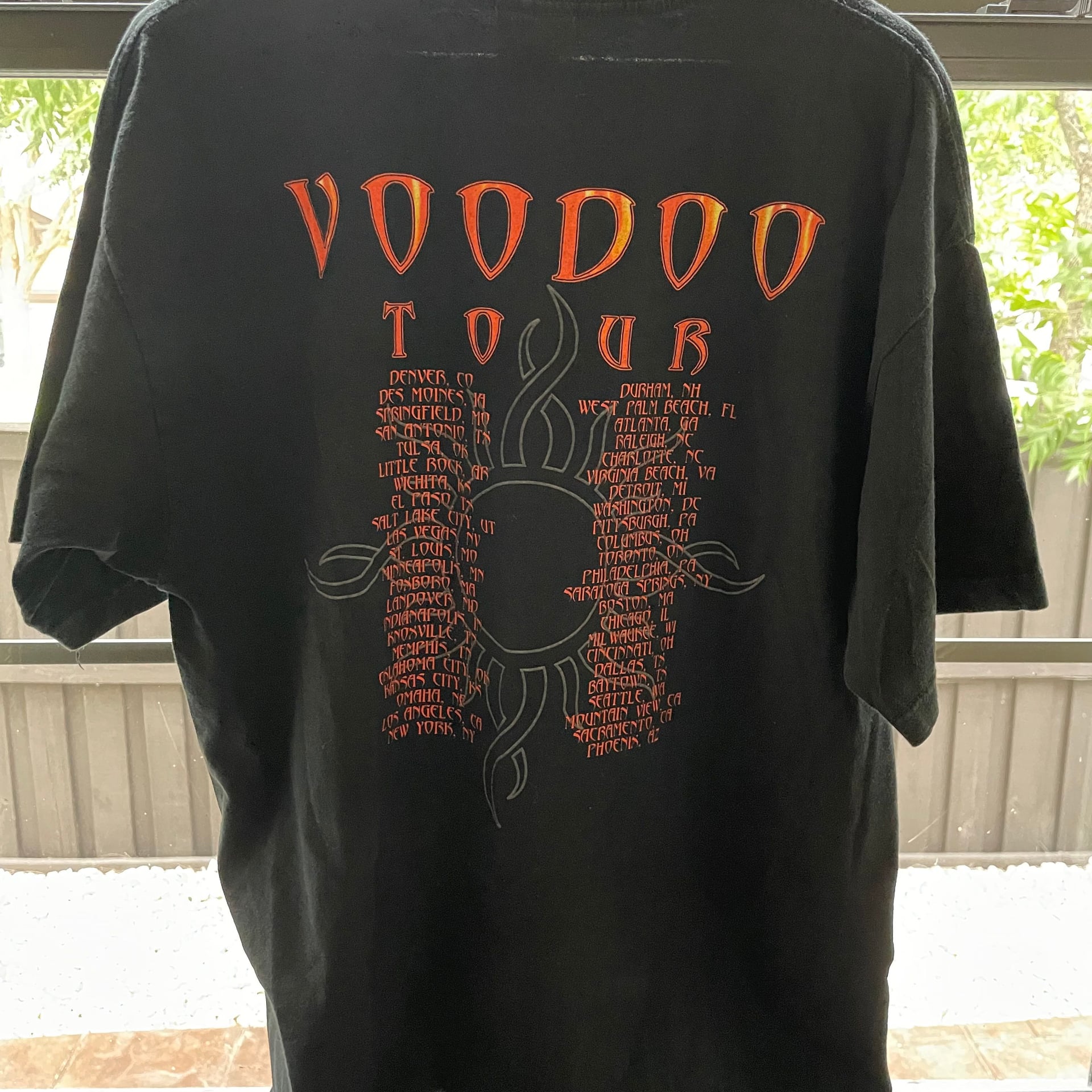 Vtg Godsmack Voodoo Tour 1999 T Shirt 90s Heavy Metal Rock XL Keep Away 5