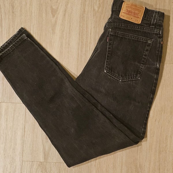 90s LEVIS 512 Black Jeans 30/32