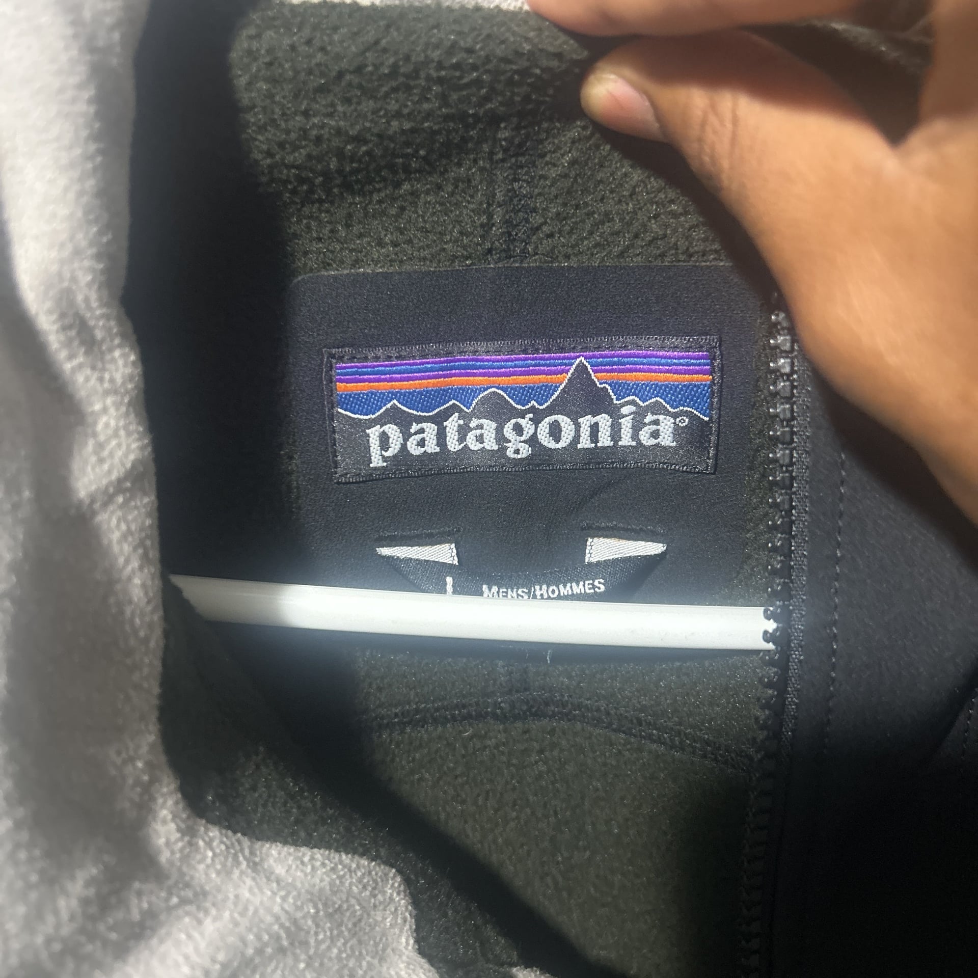 Patagonia Jacket Mens XL Black Adze Hybrid Performance Soft Shell 3