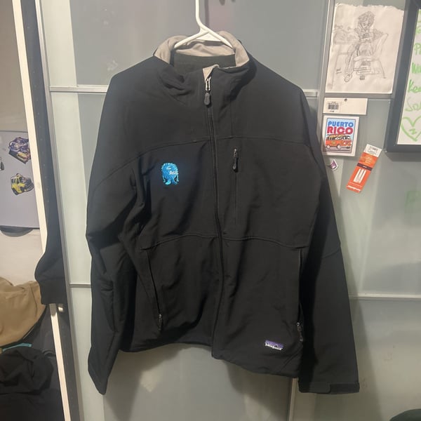 Patagonia Jacket Mens XL Black Adze Hybrid Performance Soft Shell
