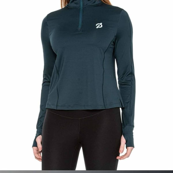 Peloton Warm Up Cropped 1/2 Zip Top Women's Size Medium NWT