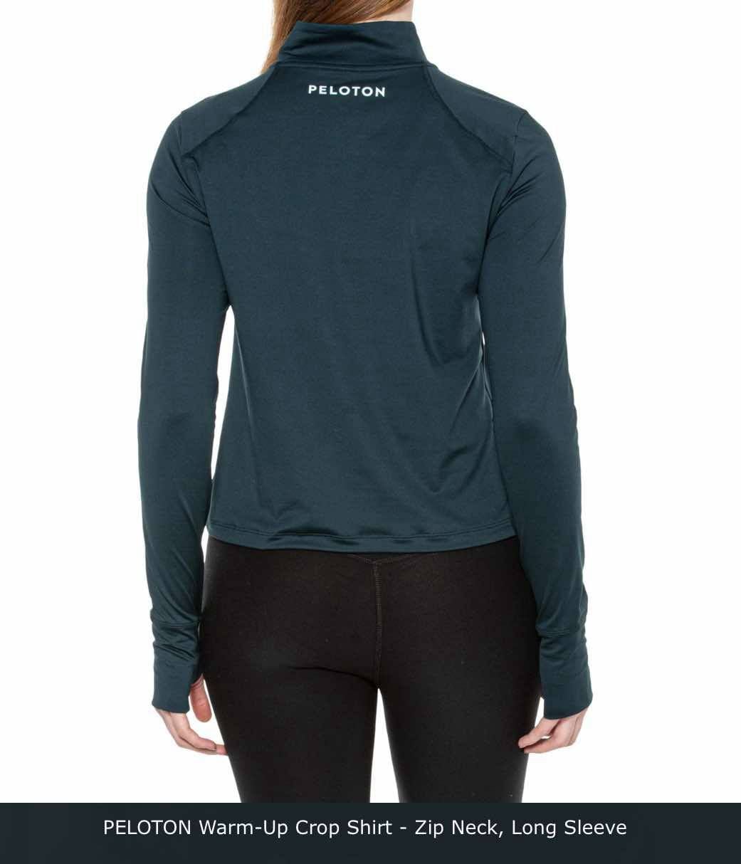 Peloton Warm Up Cropped 1/2 Zip Top Women's Size Medium NWT 3