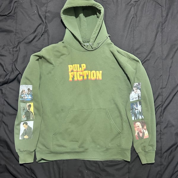 Pulp Fiction Green Hoodie Men's Medium