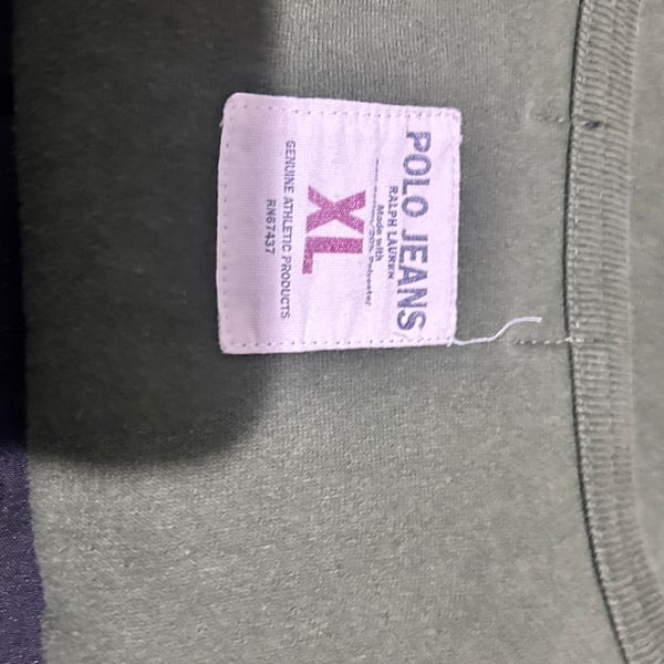 Vintage Polo Jeans Co Crewneck Sweatshirt, Green, Medium, Logo, Ralph Lauren