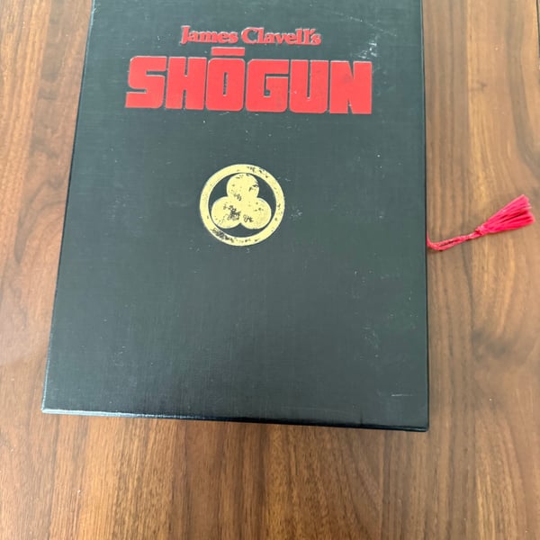 Vintage James Clavell's Shogun VHS Collector's Box 4 Video Tape Cassette Booklet