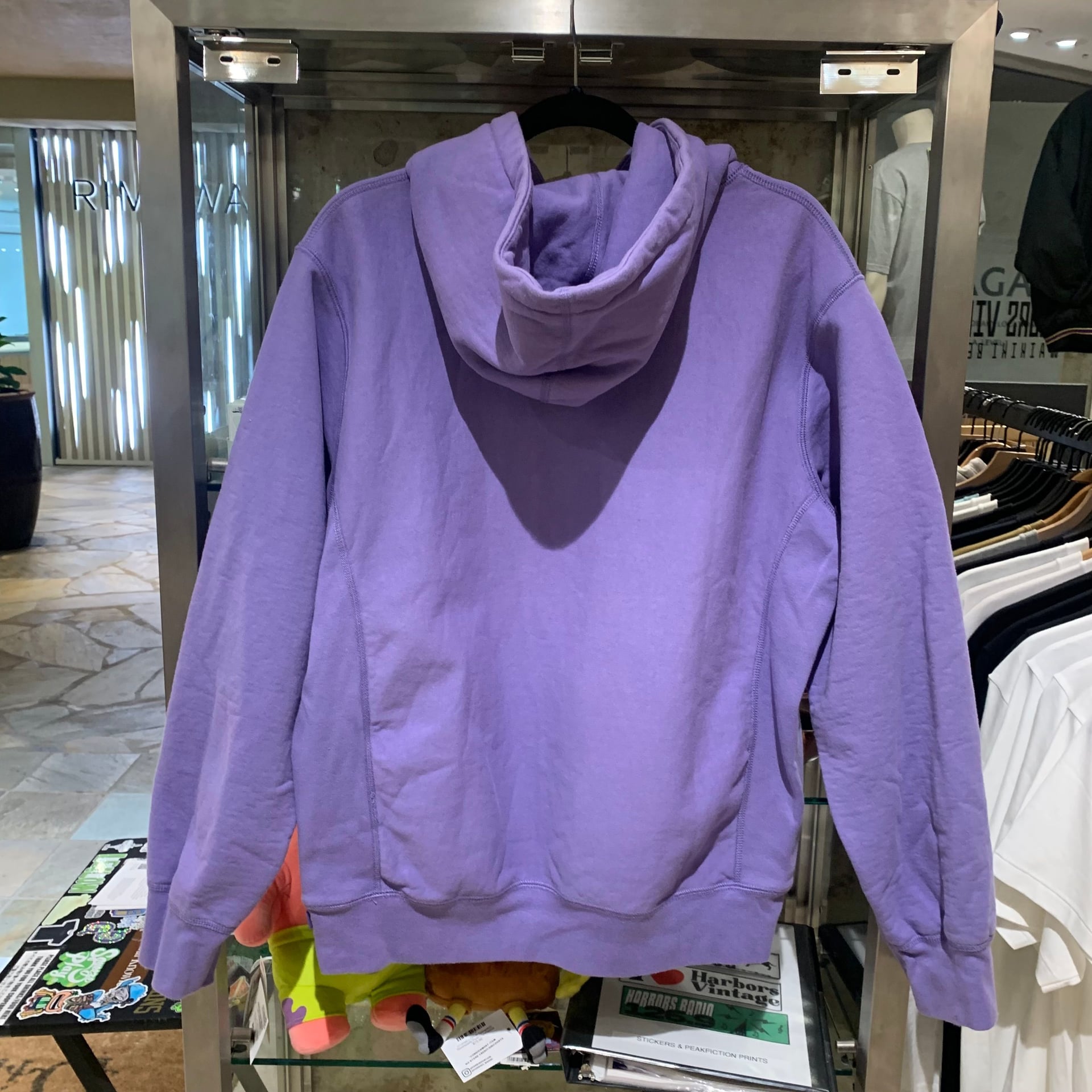 Supreme Cone Hooded Sweatshirt Purple 19AW Men's Cotton Canada Pre-Owned Size L 3