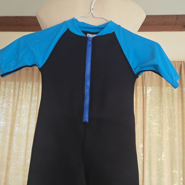 Tuga - Kids Sunwear / Wetsuit - Size 3 - Blue/ Black