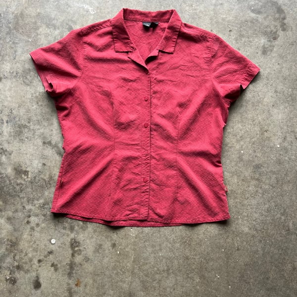 REI Women's large Shirt Bench Canyon Button Up 2000’s indie, hiker, casual style
