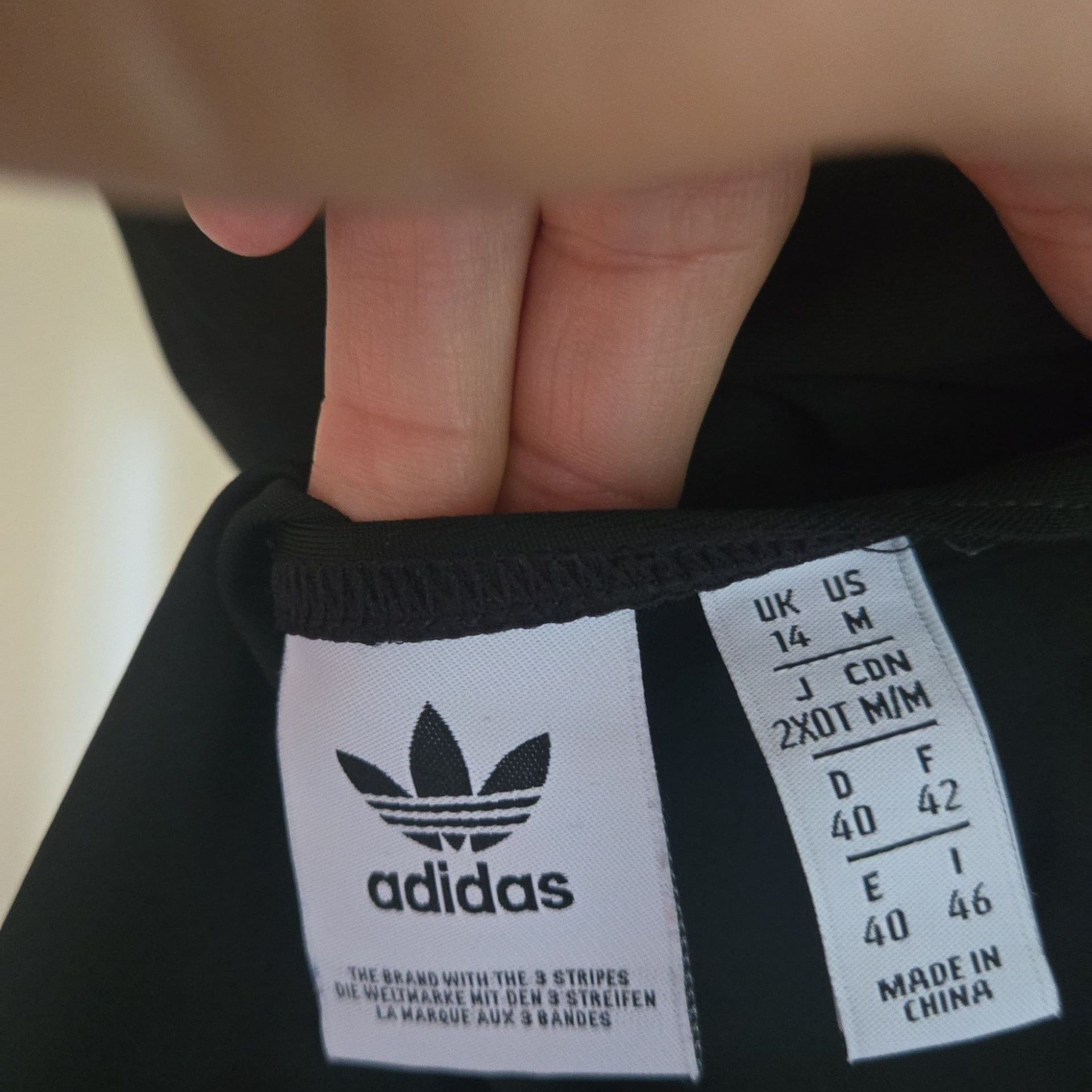 ADIDAS - Women's- Black & White Logo High-Cut One Piece Swim Suit - Size M 5