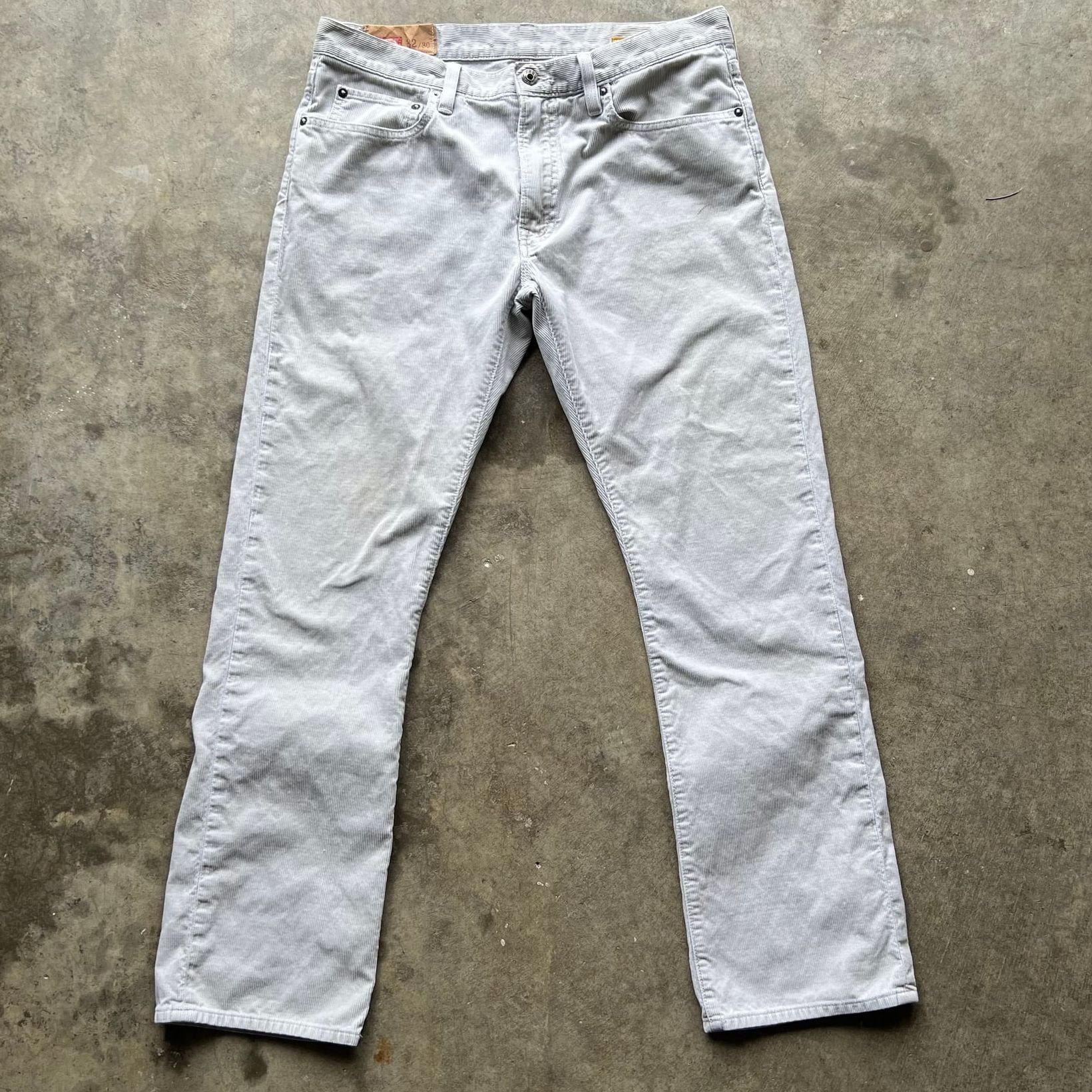 Gap Corduroy low rise 30x32 Cream made in 1969 Casual Vintage pants 4