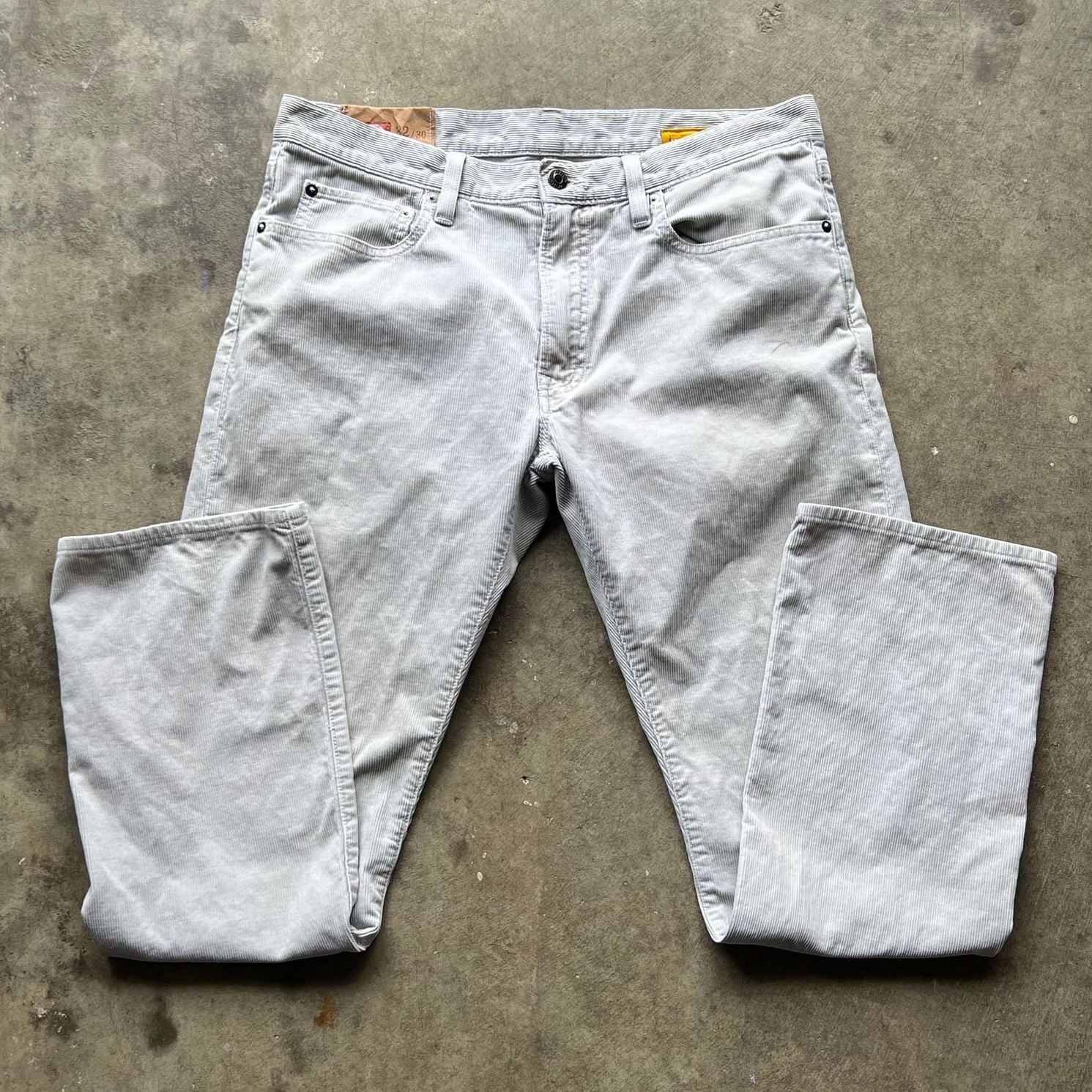 Gap Corduroy low rise 30x32 Cream made in 1969 Casual Vintage pants 2