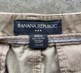 Banana Republic Mens Relaxed Fit corduroy 10” leg opening pants 3