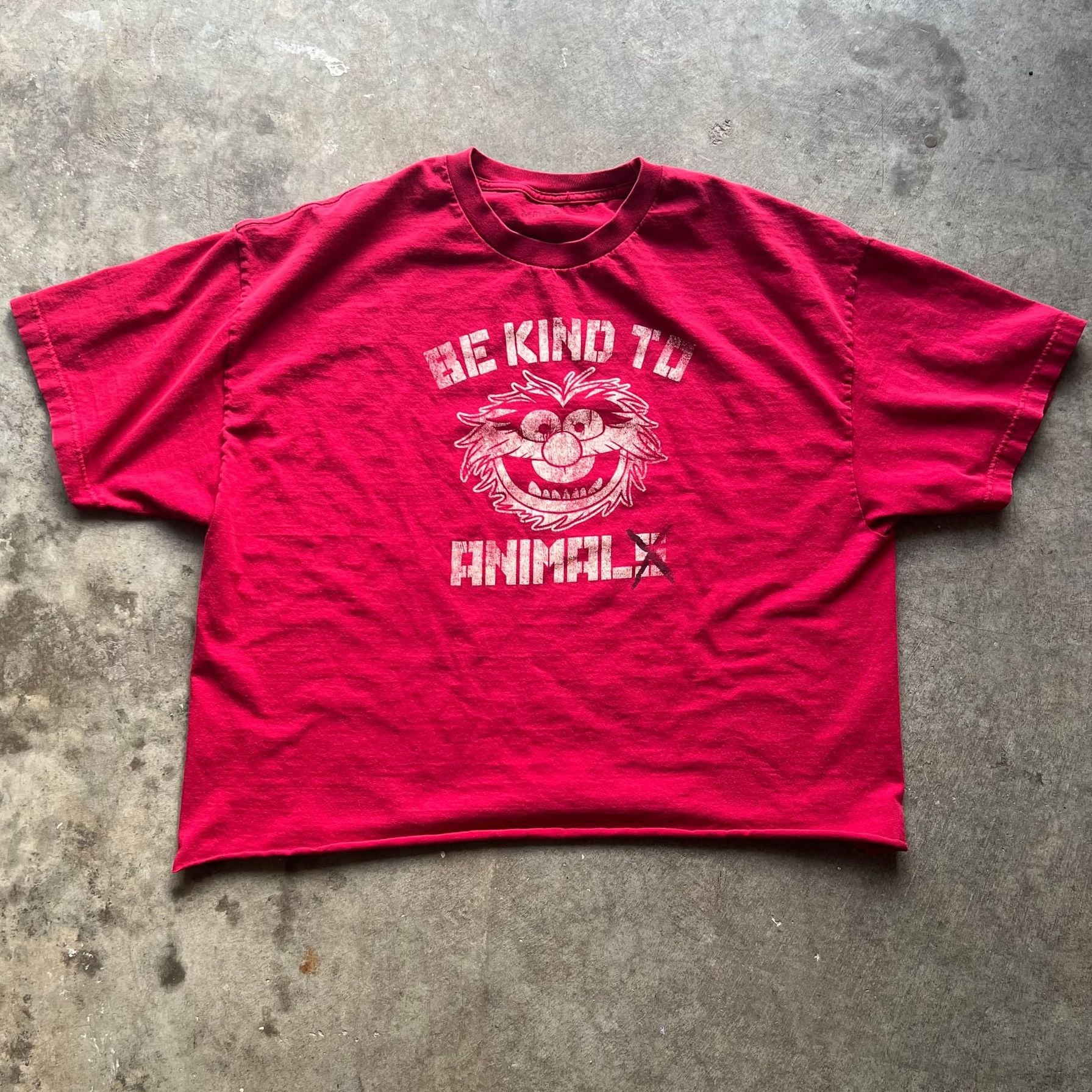 Muppets Animal Vintage early 2000’s slight cropped fit Tshirt 2XL 2