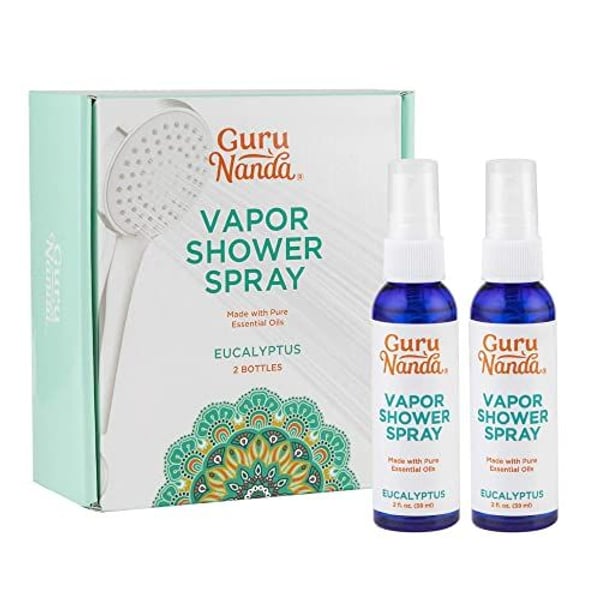 GuruNanda Aromatherapy Eucalyptus Steamer Spray Mist Gift Box 