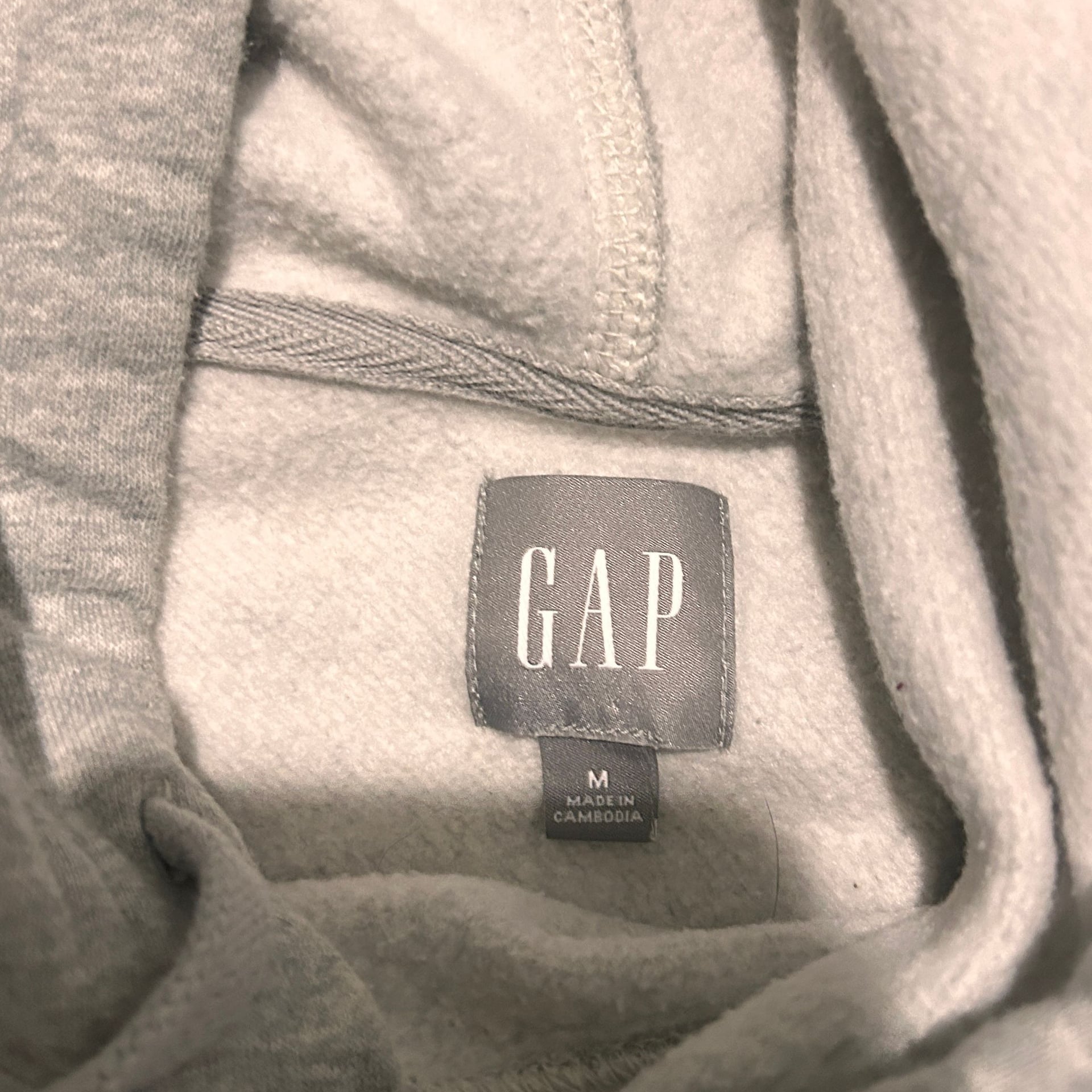 VTG - Gap Classic Big Logo Spellout Hoodie Sweater Size Large Men's 3
