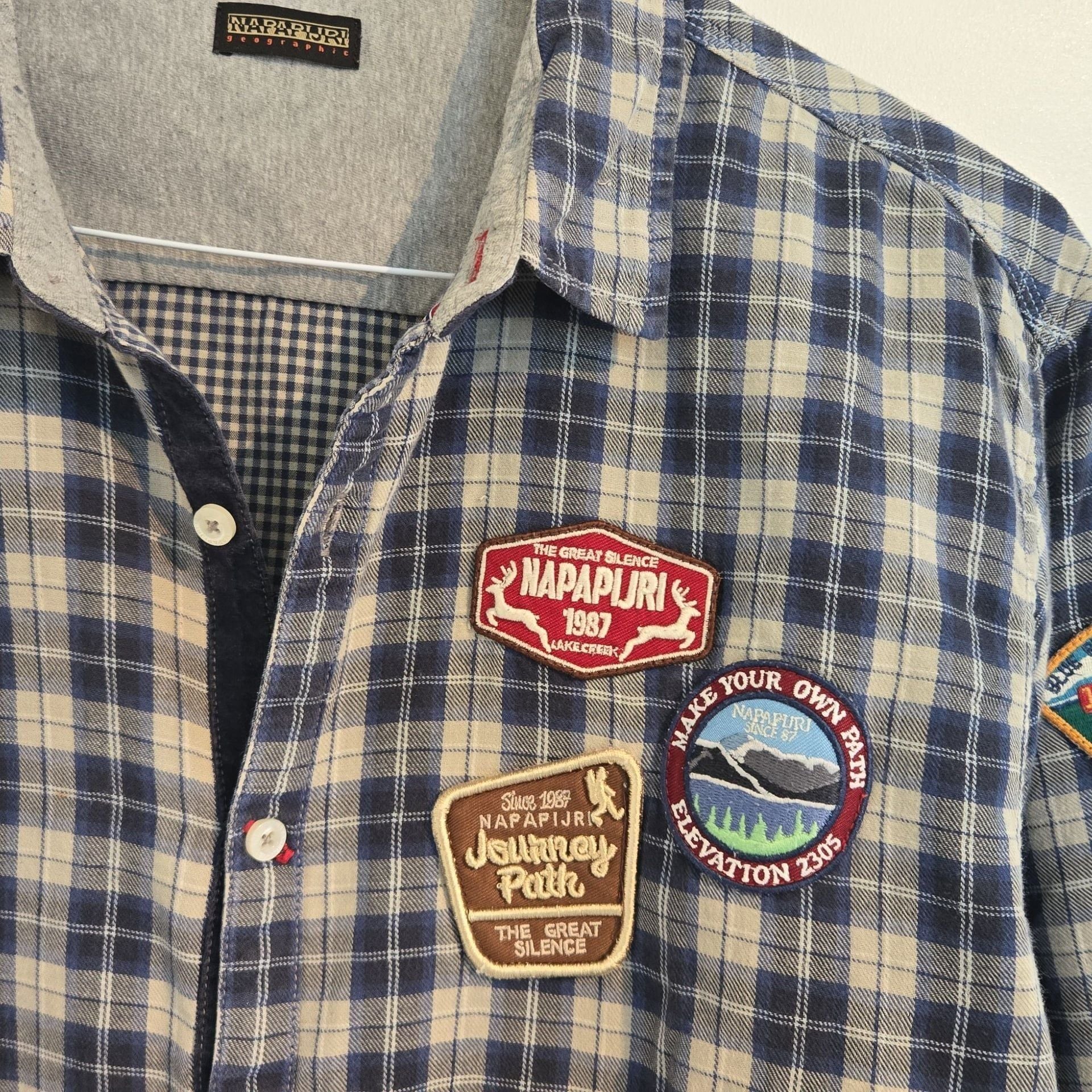 Napapijri Plaid Tartan Button Up Shirt 👕 2