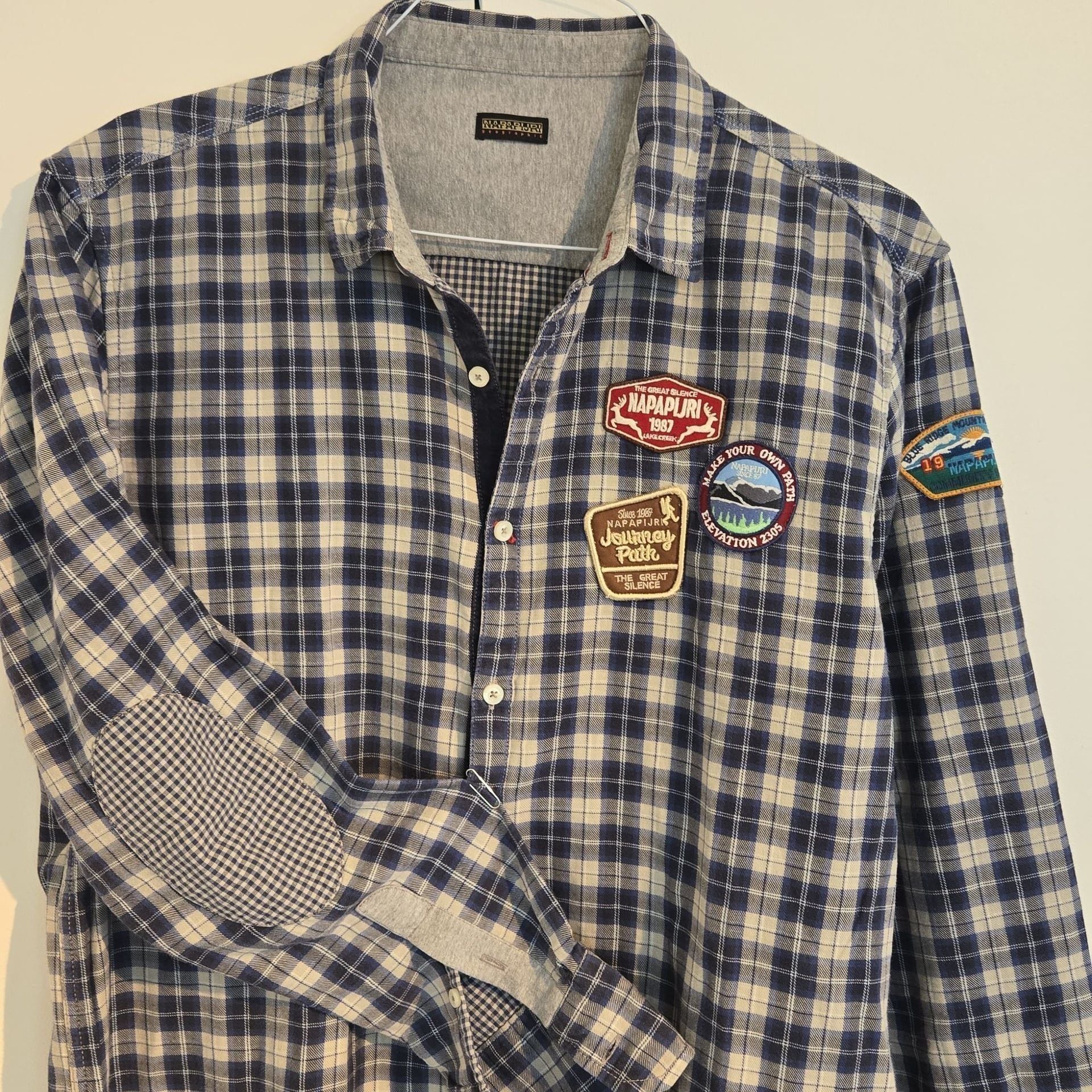 Napapijri Plaid Tartan Button Up Shirt 👕 1